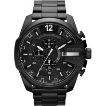 DIESEL 'Mega Chief' Bracelet Watch, 51mm Black