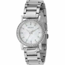 Dkny Crystal Bezel Ladies Watch