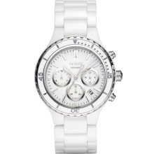 DKNY NY8187 Chronograph White Ceramic Bracelet Men's Watch