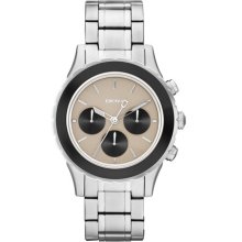 DKNY Watch, Womens Chronograph Stainless Steel Bracelet 42mm NY8768