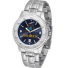 East Tennessee State Bucs Men's Stainless Steel Dress Watch