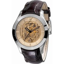 Emporio Armani AR4645 Meccanico Men's Brown Automatic Watch