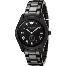 Emporio Armani Women's Ceramica Black Dial Watch AR1402