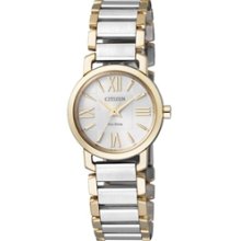 EP5884-57A - Citizen Eco-Drive Ladies Sapphire Japan Dual Tone Micro Dial Watch