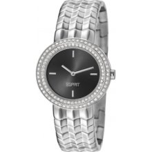 ES106092001 Esprit Ladies Moonlite Silver Crystals Set Watch