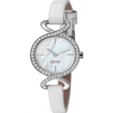 ES106282002 Esprit Ladies Fontana Soft Crystal White Watch