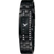 Esprit Ladies Fashion Black Stainless Steel Watch ES000DU2010