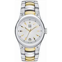 Esq 07300899 Mens Two Tone Centurion Silver Dial Watch