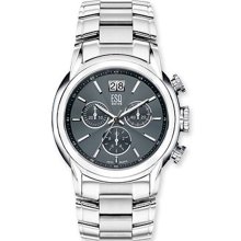 ESQ 07301226 Men's Stainless Steel Quest Chronograph Silver Dial Watch