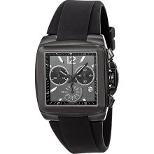 ESQ 07301370 Watch Bracer Mens - Black Dial Ion Plated Stainless Steel Case Quartz Movement