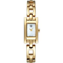 ESQ by Movado Flair Ladies MOP Dial Gold Tone Swiss Quartz Watch 07100873