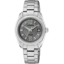 EW2101-59A Citizen Eco-Drive Analog Ladies Titanium Watch