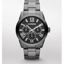 Express Womens Venice Multifunction Watch Hematite