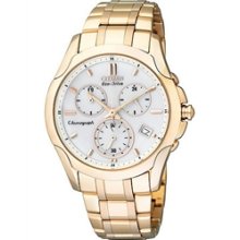 FB1112-56A - Citizen Eco-Drive Ladies Gold Tone Chonograph Sapphire Japan Pearl Dial Watch