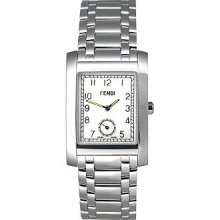 Fendi Classico Swiss Quartz Mens' White Dial Watch