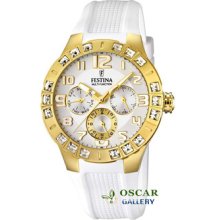 Festina Golden Dream F16581/1 - Gold Pvd - Women's Watch 2 Years Warranty