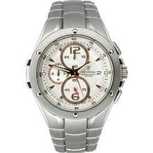 Festina Steel Collection Chronograph Textured White Dial Men's watch #F6798/1