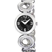 Festina Women's 'F16546/4' Stainless Steel Black Dial Quartz Watch (F16546/4)