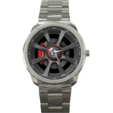 Fiat Grande Punto Abarth 2008 Rims Sport Metal Watch Black Rare