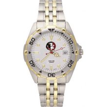 Florida State Seminoles Mascot Men's All Star Bracelet Watch LogoArt