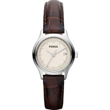 Fossil Archival Mini Leather Ladies Watch ES3168