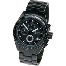 Fossil Decker Black Chronograph Dial Watch