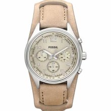 Fossil Flight Leather Cuff Ladies Watch