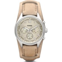 FOSSIL FOSSIL Flight Chronograph Leather Watch - Sand