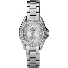 Fossil Fossil Ladies Stainless Steel Mini Riley 3-Hand