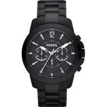 Fossil Grant Black Ion Chronograph Mens Watch FS4723