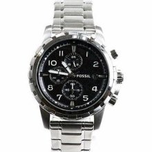 Fossil Men s Dean FS4542 Stainless Steel Chronograph Analog Watch