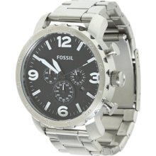 Fossil Men's JR1353 Silver Stainless-Steel Analog Quartz Watch with