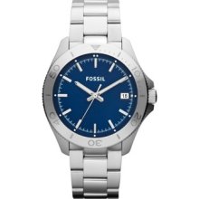 Fossil Men's Retro Traveler With Blue Dial Watch Am4442