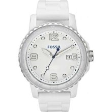 Fossil Silicone Ceramic Ladies Watch Ce5002f