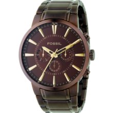 Fossil Watch, Mens Chronograph Stainless Steel Bracelet FS4357