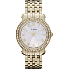 Fossil Women's Stella Mother Of Pearl Dial Watch ES3113