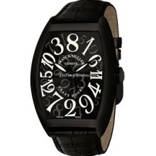 Franck Muller Cintree Curvex Crazy Hours 8880CHNR Black Steel Watch