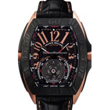 Franck Muller Conquistador GPG Tourbillon 9900TGPG Rose Gold Watch