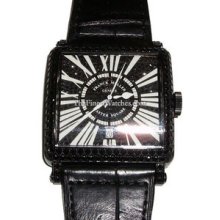 Franck Muller King Master Square Black Diamond 6000KSCDTNRRDCD Watch