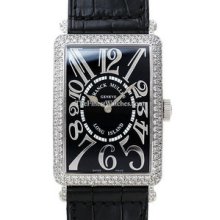 Franck Muller Long Island Mens White Gold Diamond 1000SCRELD Watch