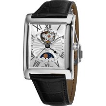 Frederique Constant Mens FC-335MS4MC6 Silver Moonphase Dial Watch