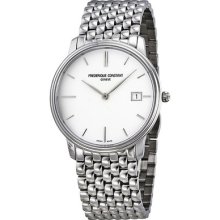 Frederique Constant Slim Line White Dial Mens Watch 220nw4s6b