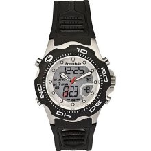 Freestyle Men's Shark X 2.0 Stainless Ana-Digi Watch - Black Rubber Strap - Silver Dial - FS81242