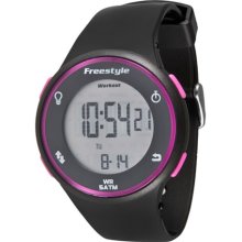Freestyle 'Sprint' Digital Fitness Watch, 45mm Black/ Pink