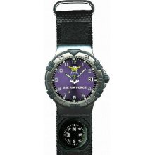 Frontier Watches US Air Force Velcro Strap Watch with Compass