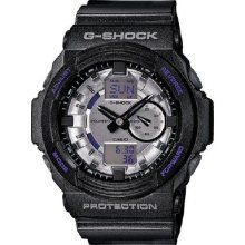 G-Shock Analog & Digital Black Silver Watch