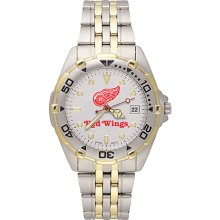 Gents NHL Detroit Red Wings Watch In Stainless Steel