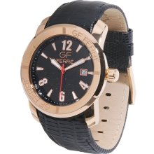 Gf Ferre Watch - Gold Stainless Steel Case, Date Window