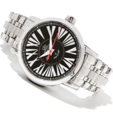 Gio Monaco Men's 101 Swiss Made Automatic Stainless Steel Bracelet Watch