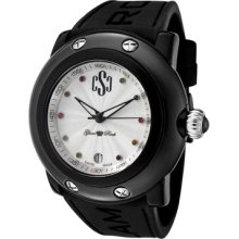 Glam Rock Watches Crazy Sexy Cool Silver Guilloche Dial Multicolor Cry